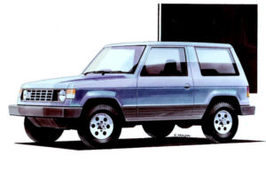 ショートメタルトップのスケッチ